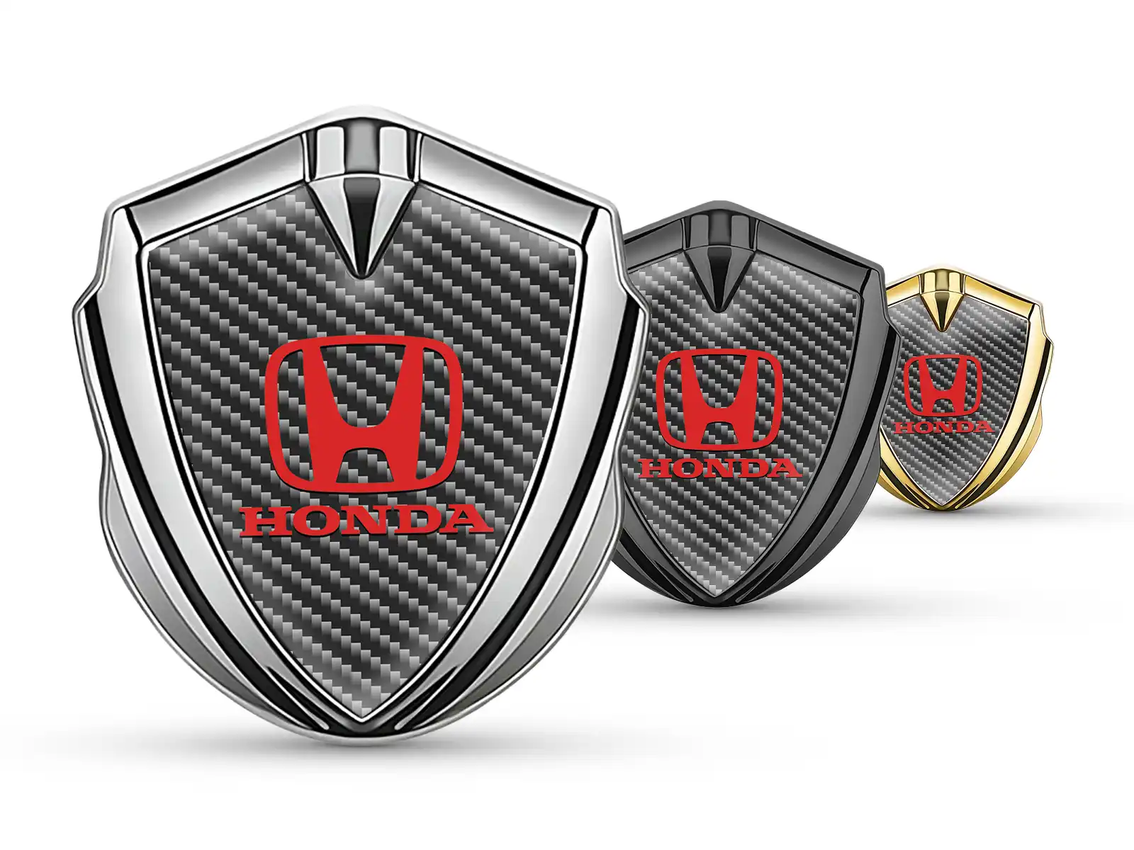 Honda Emblemas Metálicos A Medida Estilo Mínimo Universal